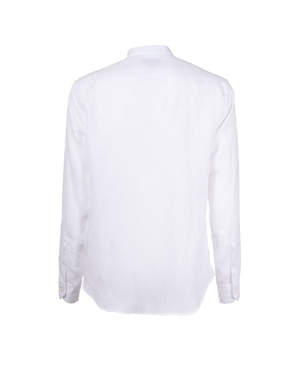 shop EMPORIO ARMANI  Camicia: Emporio Armani camicia collo guru in lino.
Brand logo.
Tinta unita.
Collo guru.
Maniche lunghe.
Polsini con bottoni.
Bottoni.
Chiusura sul fronte.
Composizione: 100% Lino.
Fabbricato in Albania.. 01SMGL 010F9-100 number 9655239